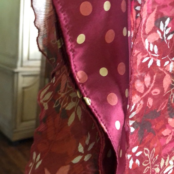 Nine West Silk dress Sz 6 - Picture 9 of 13